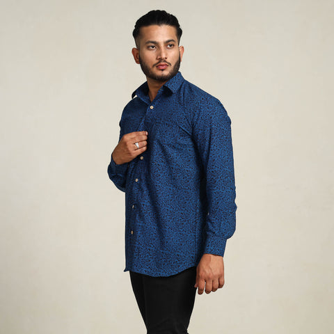 Block printed men shirt