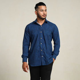 Block printed men shirt