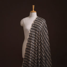 Bagru Hand Block Prints Pure Handloom Chanderi Silk Fabric 08