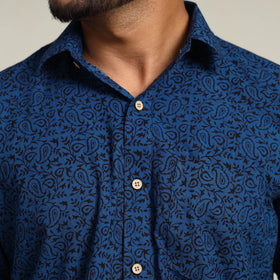 Block printed men shirt