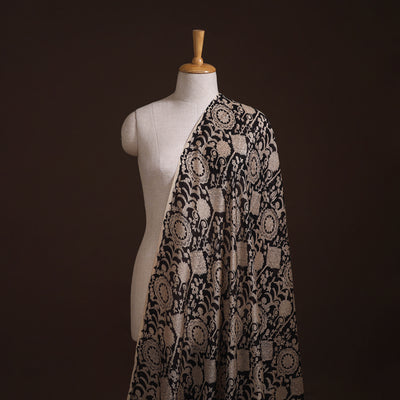 Bagru Hand Block Prints Pure Handloom Chanderi Silk Fabric 13