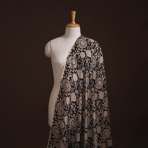 Bagru Hand Block Prints Pure Handloom Chanderi Silk Fabric 13