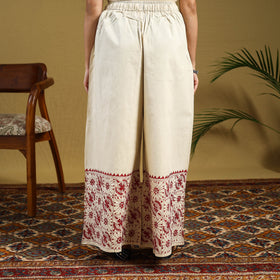 Buy Cotton Bengal Kantha Hand Embroidery Palazzo