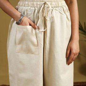 Buy Cotton Bengal Kantha Hand Embroidery Palazzo