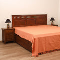 Bijnor Pure Handloom Cotton Double Bed Sheet (108 x 90 in) 11