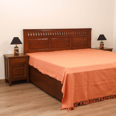 Bijnor Pure Handloom Cotton Double Bed Sheet (108 x 90 in) 11
