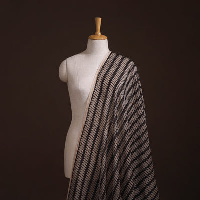 Bagru Hand Block Prints Pure Handloom Chanderi Silk Fabric 15