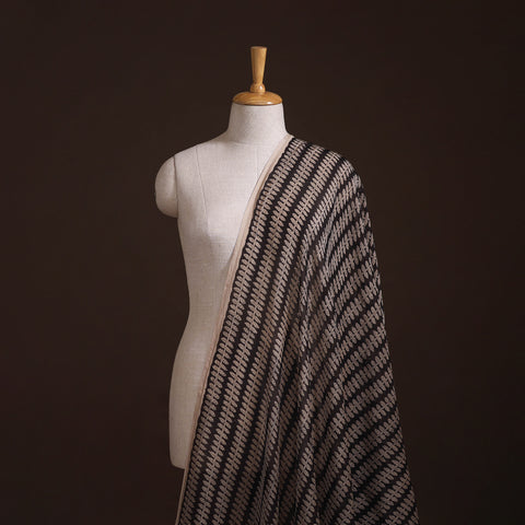 Bagru Hand Block Prints Pure Handloom Chanderi Silk Fabric 15