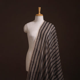 Bagru Hand Block Prints Pure Handloom Chanderi Silk Fabric 15
