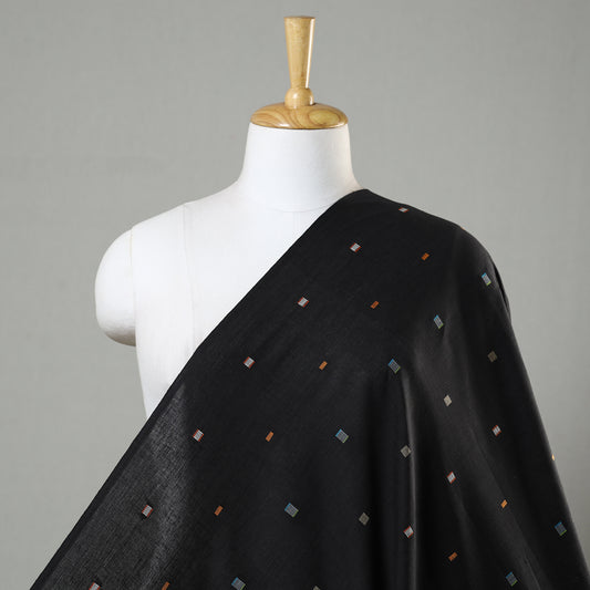 Black - Jacquard Prewashed Cotton Fabric 06