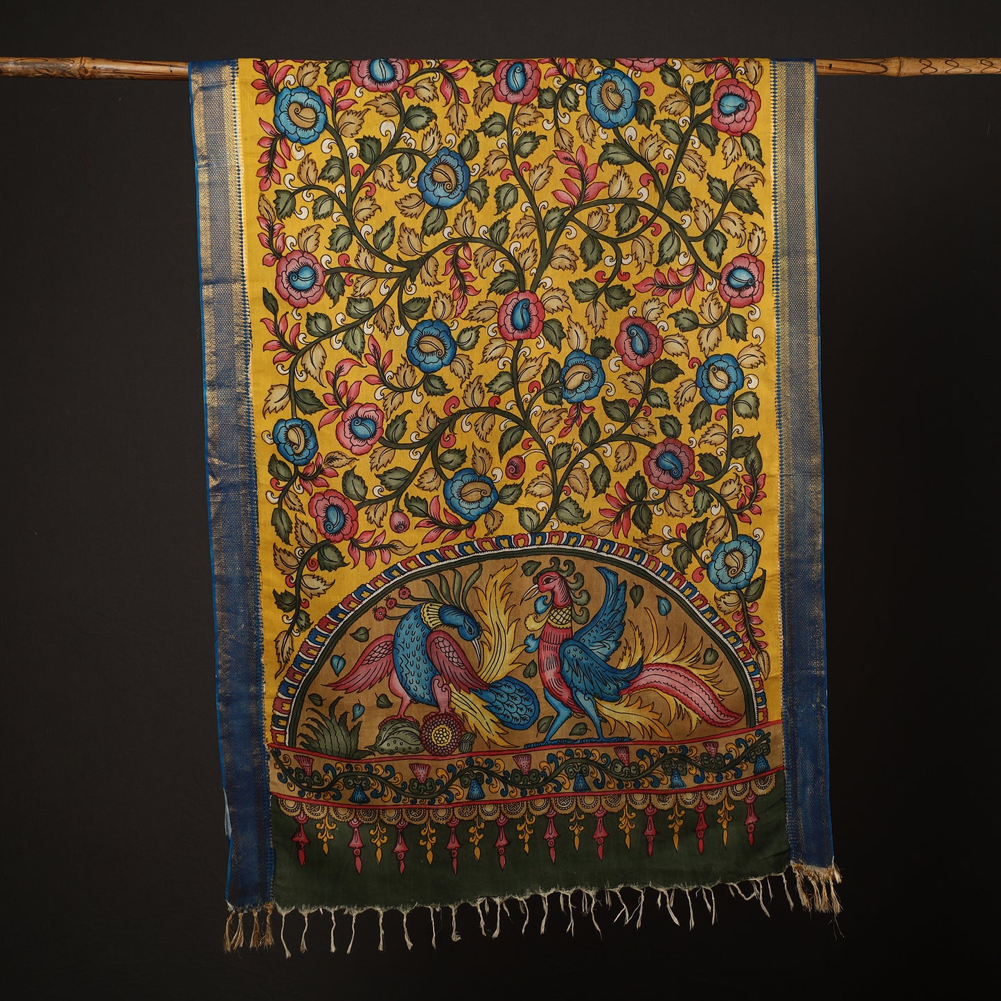 Kalamkari Handpainted Dupatta