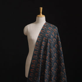 Natural Dyed Hand Block Print Ajrakh Cotton Hakoba Fabric 22