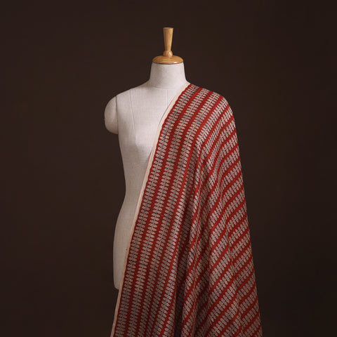 Bagru Hand Block Prints Pure Handloom Chanderi Silk Fabric 22