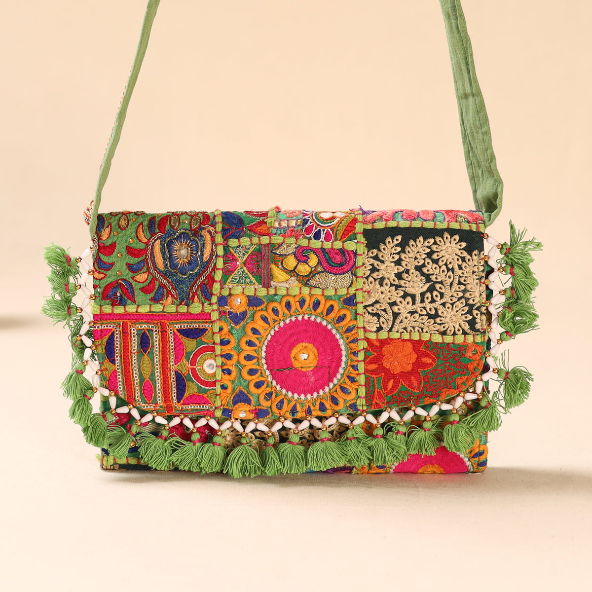 Khambadiya Patchwork Sling Bag 36