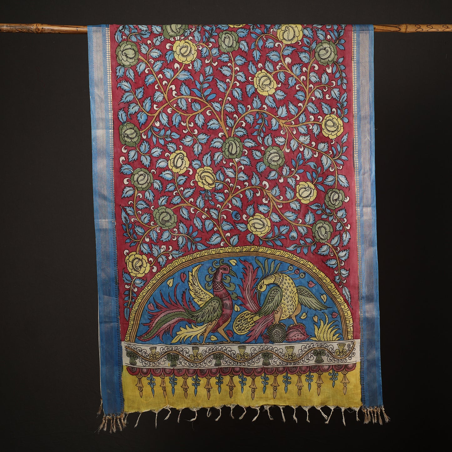 Kalamkari Handpainted Dupatta