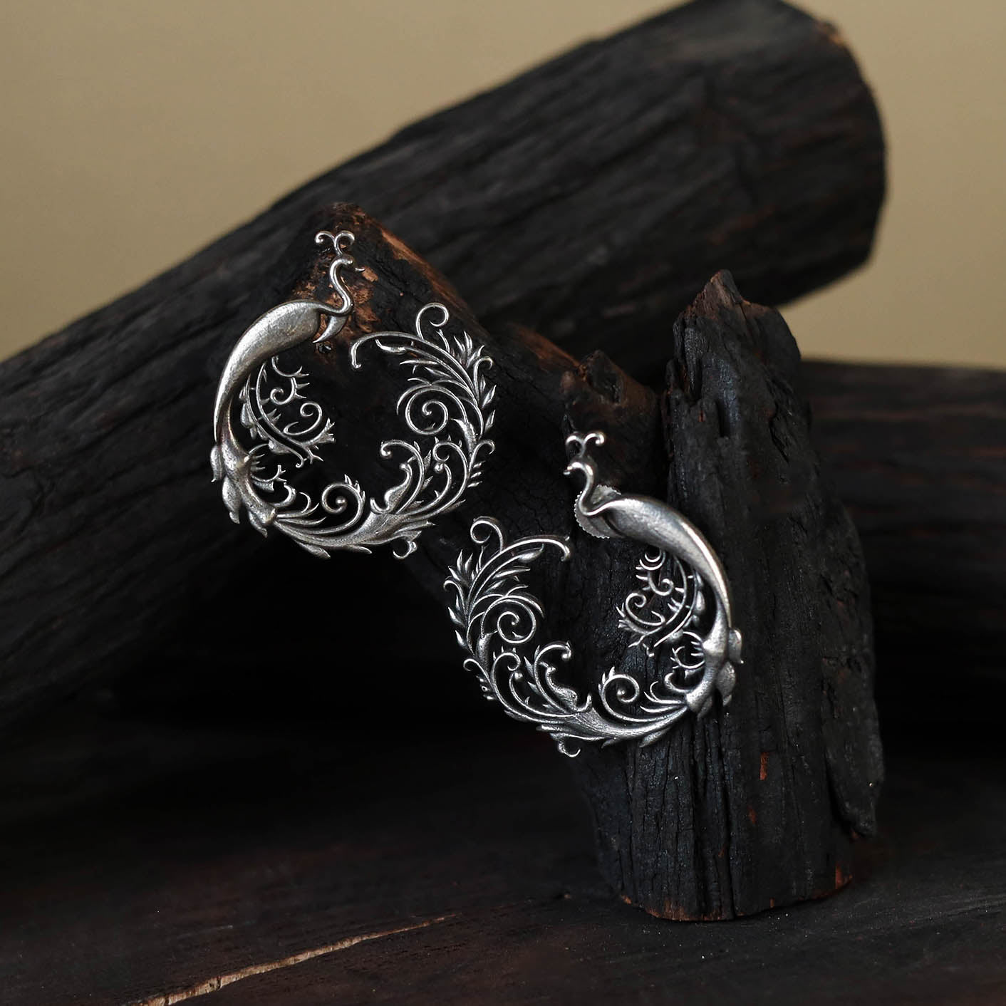 White German Silver-Plated Classic Earrings