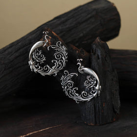 White German Silver-Plated Classic Earrings