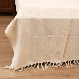 Bijnor Pure Handloom Cotton Double Bed Sheet (108 x 90 in) 13