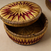 Handmade Sikki Grass Roti Box