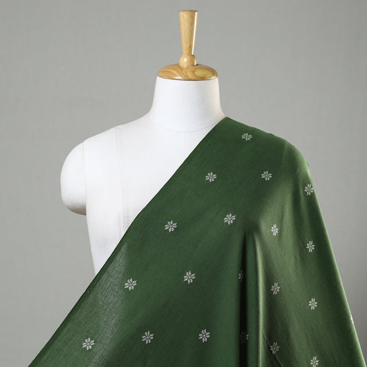 Green - Jacquard Prewashed Cotton Fabric 13