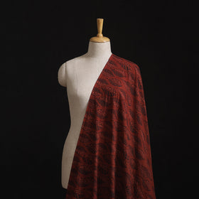 Natural Dyed Hand Block Print Ajrakh Cotton Hakoba Fabric 34
