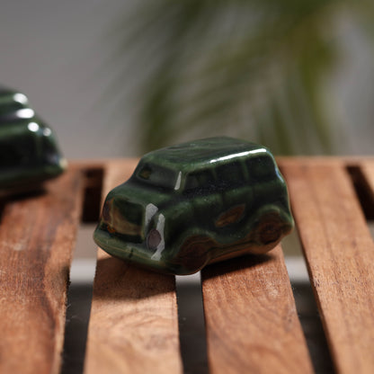 Car - Handcrafted Ceramic Toys (Set of 2)