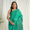  Buy Green Bengal Hand Embroidery Silk Nakshi Kantha Saree
