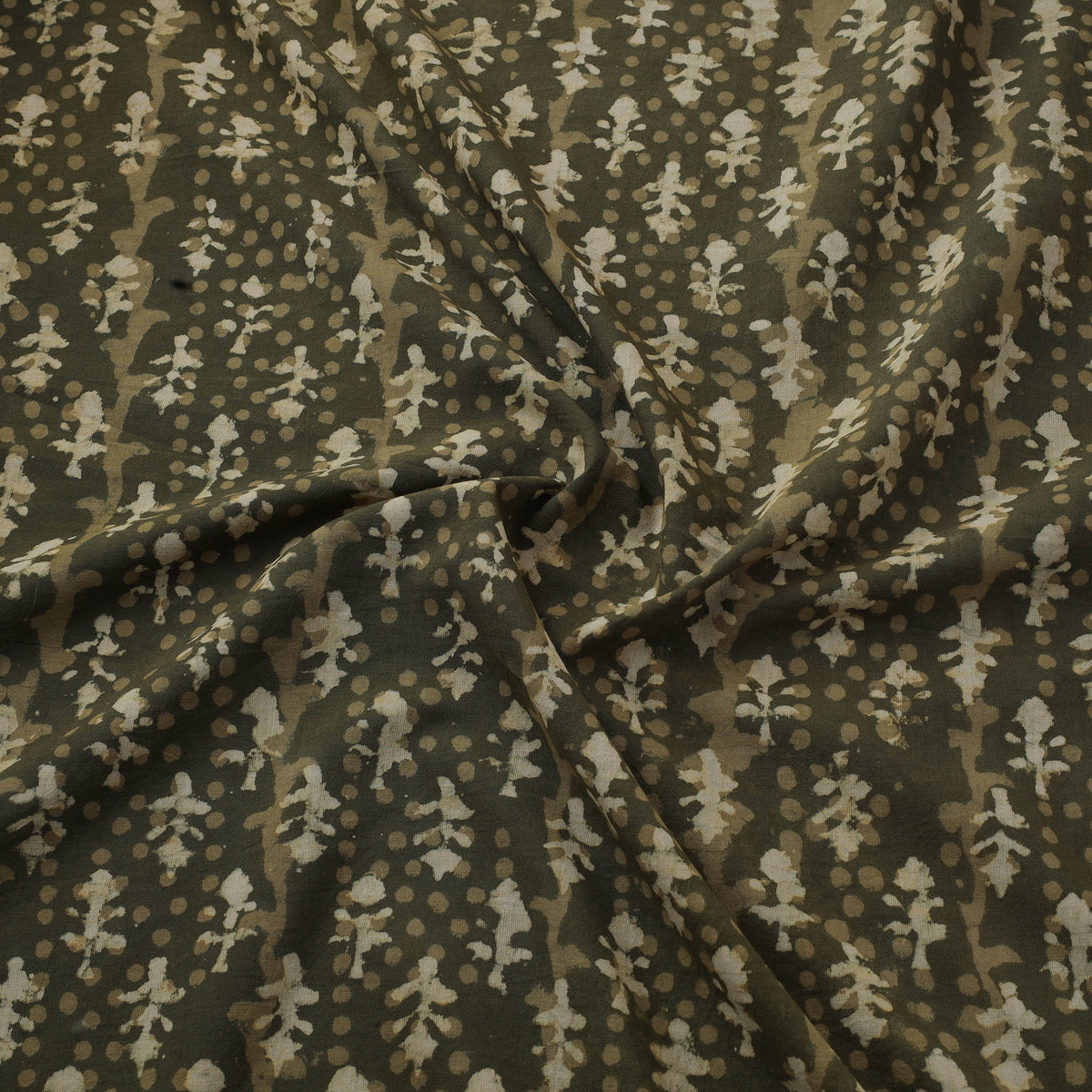 Bagru Dabu Hand Block Prints Natural Dyed Cotton Fabric 40