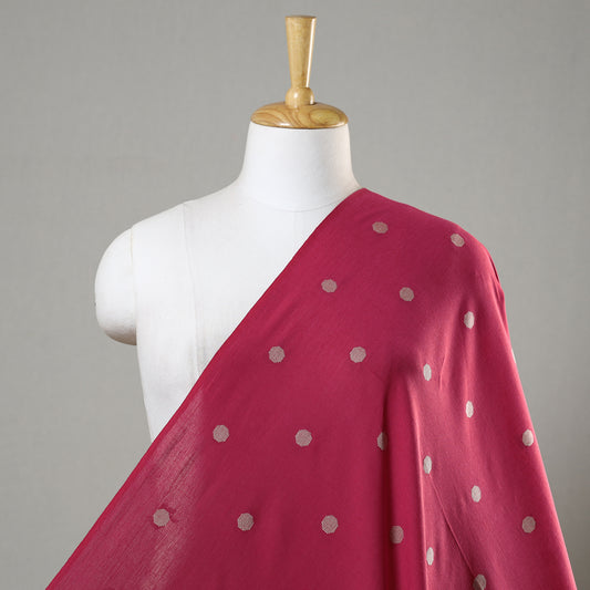 Pink - Jacquard Prewashed Cotton Fabric 15