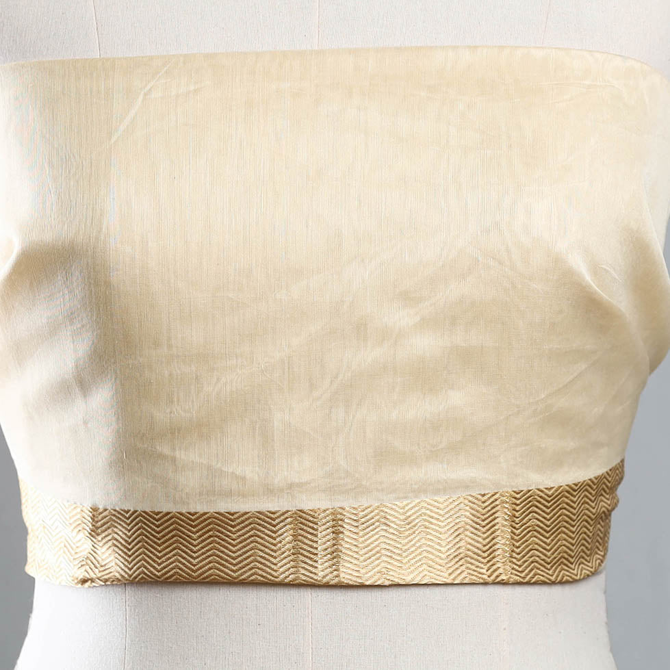 Beige - Maheshwari Silk Blouse Piece 30