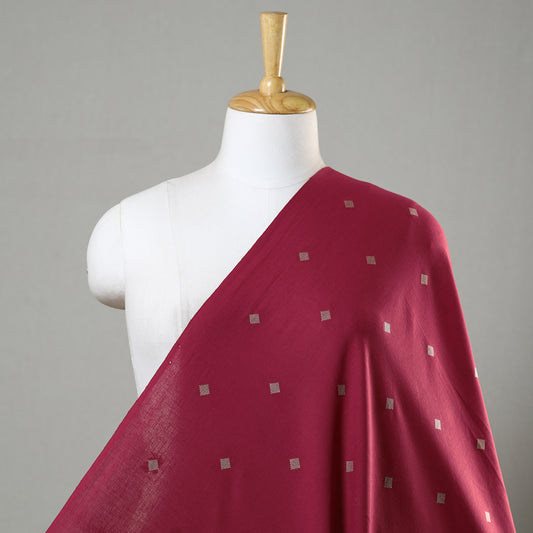 Pink - Jacquard Prewashed Cotton Fabric 18