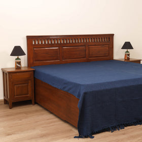 Bijnor Pure Handloom Cotton Double Bed Sheet (108 x 90 in) 15