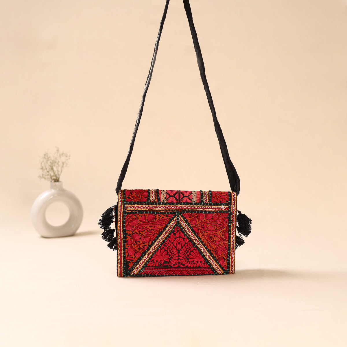 Khambadiya Patchwork Sling Bag 41