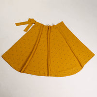 Yellow - Jacquard Cotton Wrap Around Skirt 17