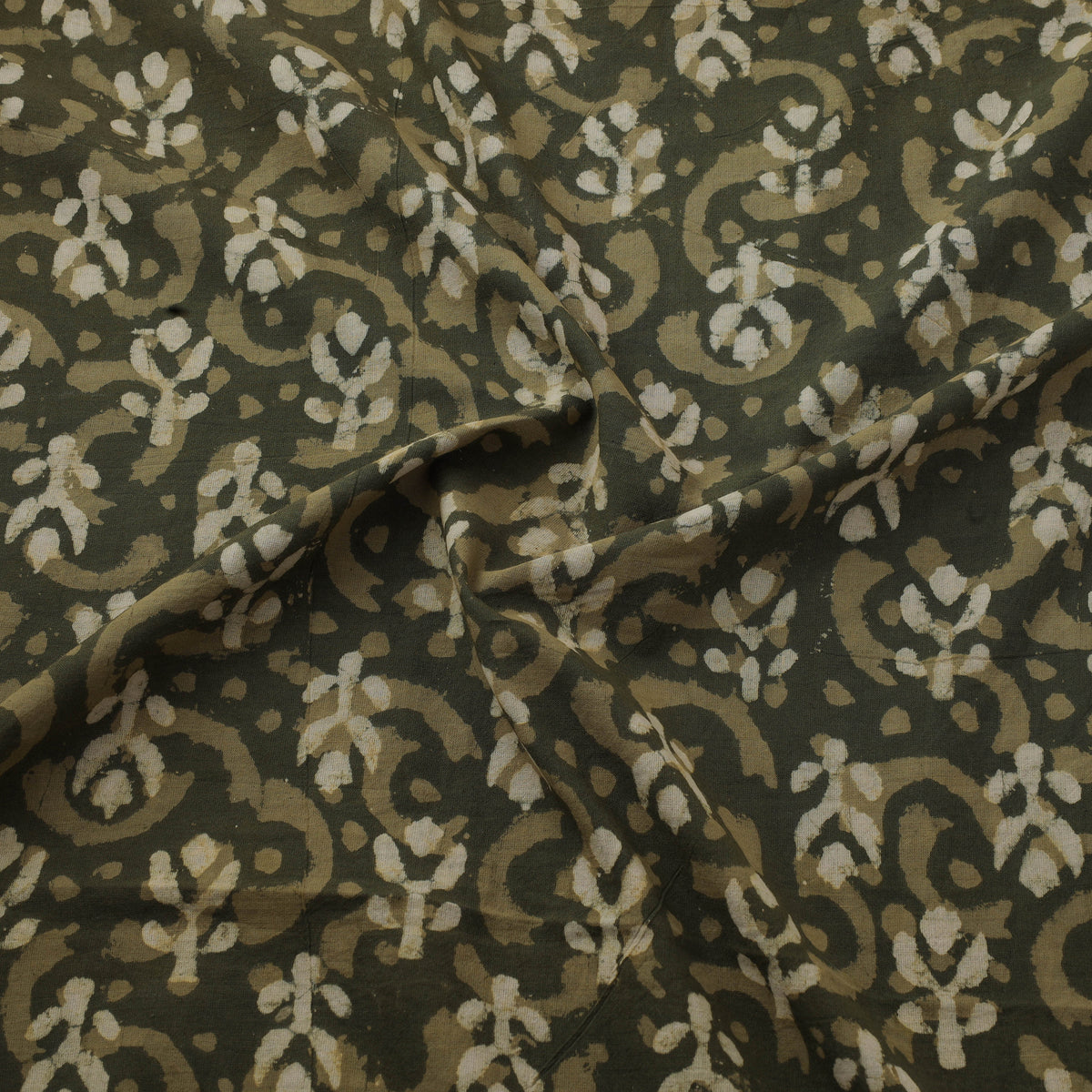 Bagru Dabu Hand Block Prints Natural Dyed Cotton Fabric 44