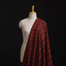 Natural Dyed Hand Block Print Ajrakh Cotton Hakoba Fabric 45
