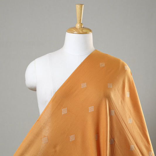 Orange - Jacquard Prewashed Cotton Fabric 19