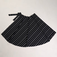 Black - Jacquard Cotton Wrap Around Skirt 20