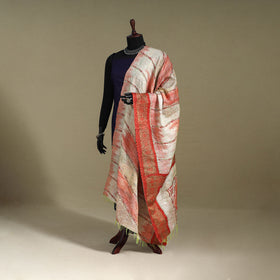 Multicolor - patchwork reversible silk bengal kantha work