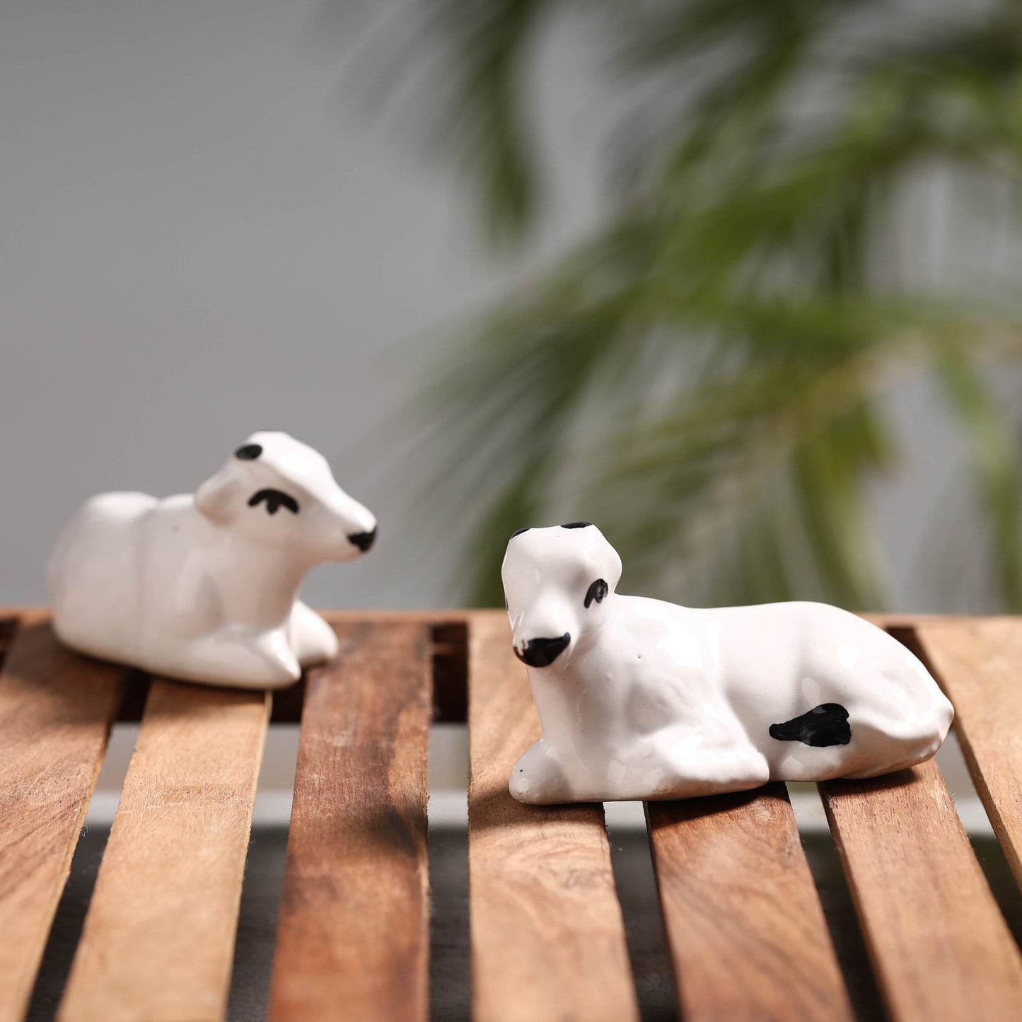 Cow - Handcrafted Ceramic Toys (Set of 2)