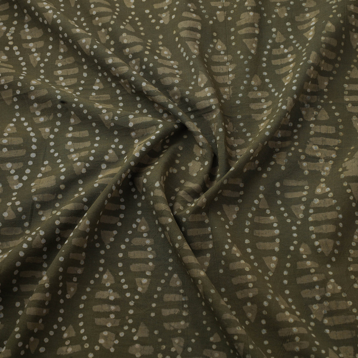 Bagru Dabu Hand Block Prints Natural Dyed Cotton Fabric 49