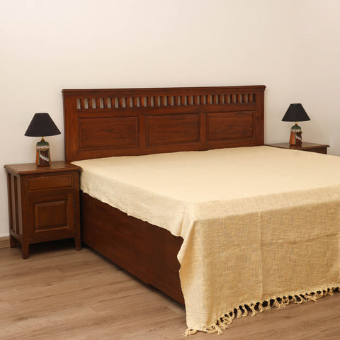 Bijnor Pure Handloom Cotton Double Bed Sheet (108 x 90 in) 17