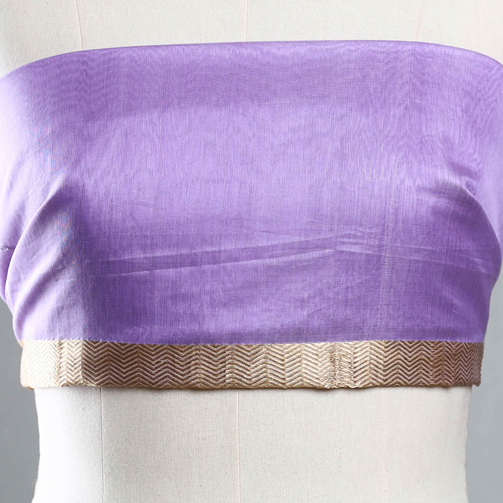 Purple - Maheshwari Silk Blouse Piece 10