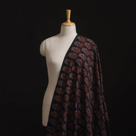 Natural Dyed Hand Block Print Ajrakh Cotton Hakoba Fabric 58