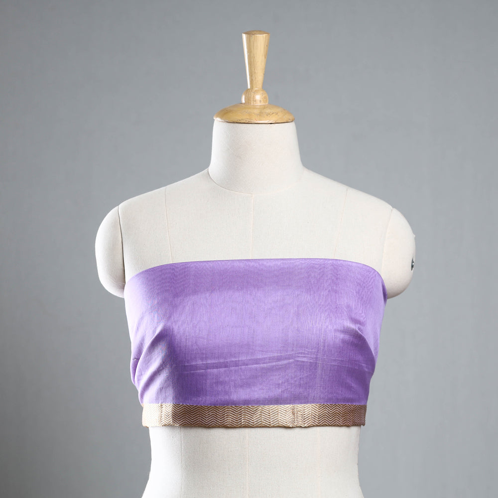 Purple - Maheshwari Silk Blouse Piece 10