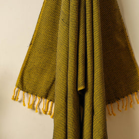 Buy Handloom Cotton Towel with Tassels from Bijnor by Nizam l iTokri.com