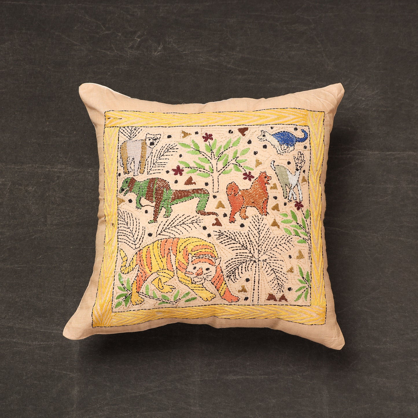 Kantha Cushion Cover