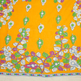 Yellow - Cotton Kalamkari Print Blouse Piece 09