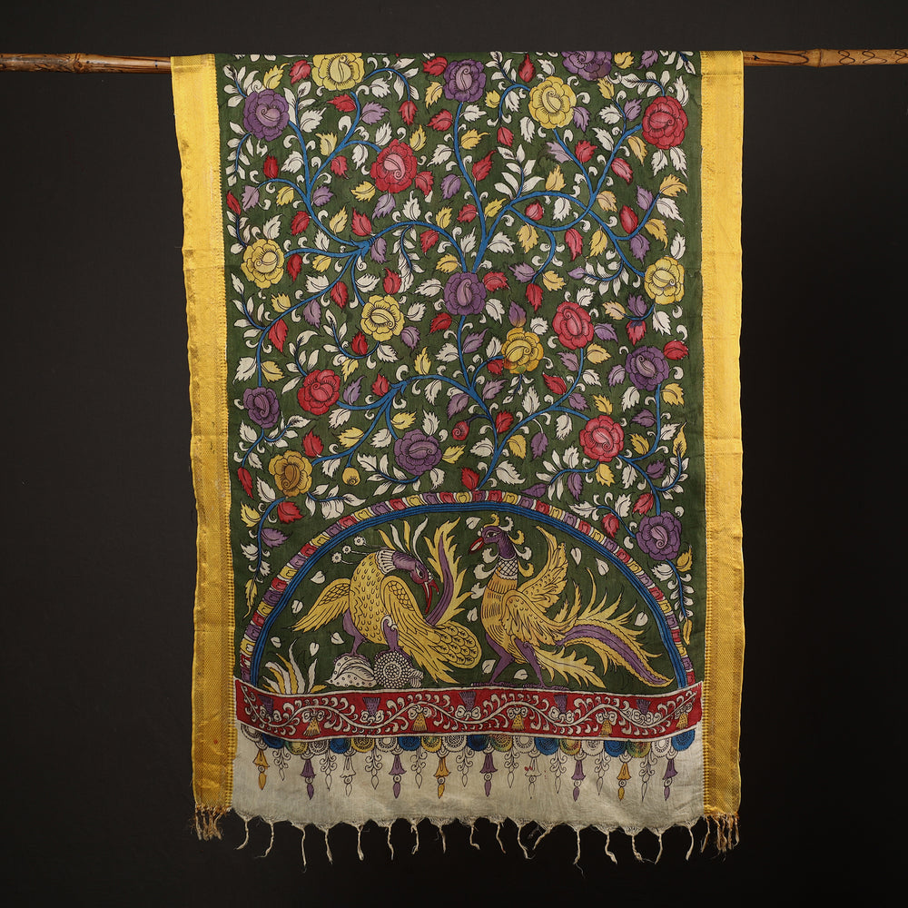 Srikalahasti Kalamkari Dupatta