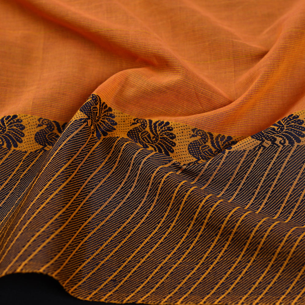 Orange - Jacquard Cotton Blouse Piece 01